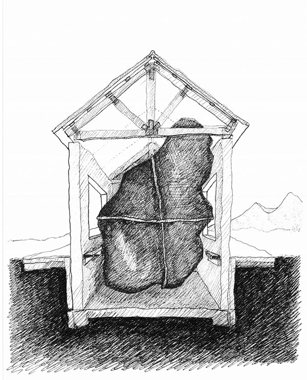 Angry House sculpture