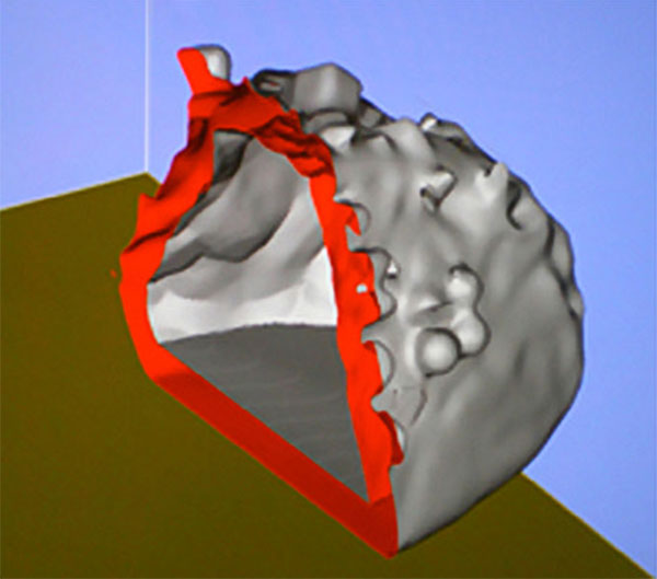 Scan in 3D of sculpture